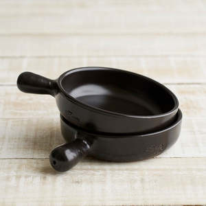 Spanish Terracotta: Spanish Terracotta Frying Pan - Matt Black