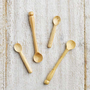Wooden Salt Spoon - Made In France From Boxwood - 2 Sizes