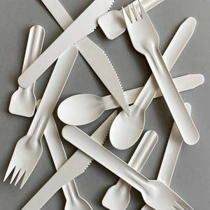 Your Sustainable Kitchen: Disposable Paper Cutlery - Strong & With A Pleasant Mouthfeel New