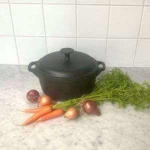 Winter Cooking: Spanish Enamelled Cast Iron Casserole - 2 Sizes