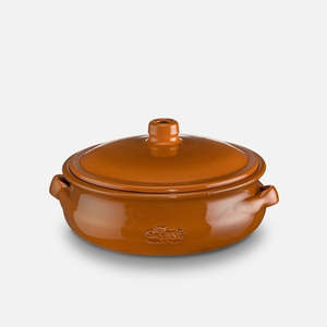 Spanish Terracotta Casserole with Lid - 2 Sizes