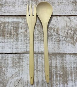 Moroccan Citrus Wood Salad Servers