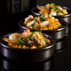 Spanish Terracotta Tapas Dishes - Black - 2 Sizes