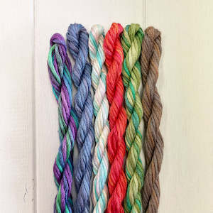 Last Chance Embroidery Projects: Waterlilies Silk Stashbag Bundle