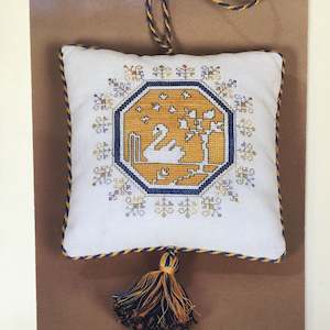 Last Chance Embroidery Projects: Assisi Swan Pillow