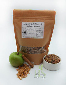 Products: Simply GF Muesli Apple Cinnamon Health Support Naturally