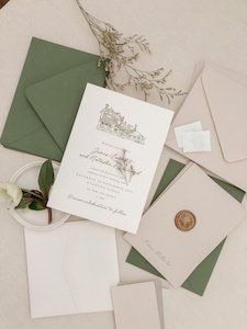 Products: Wedding Invitation Samples - The Ess Letter