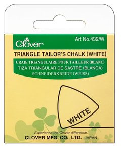 CLOVER- Triangle Tailors Chalk