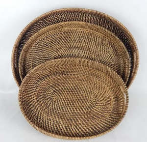 Homewares: Lombok Oval Tray LGE