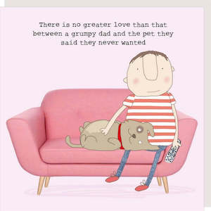 The Menfolk: Grumpy Dad Pet Card