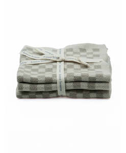 Chekka Taupe Washcloths