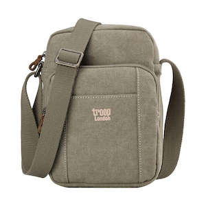 Troop Zip Top Cross Body Bag Khaki