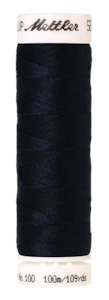 Haberdashery Notions: 0810 Blue Black 100m Thread