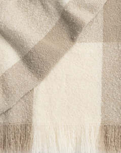 Throws Blankets: Havelock Natural Throw