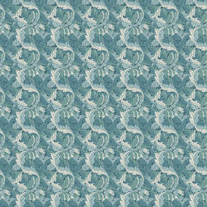 Abbey Teal Matt Oilcloth