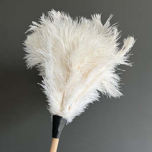 Homewares: Ostrich Feather Duster WHITE