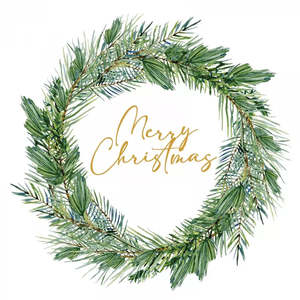 Dining: Joyful Wreath Napkins