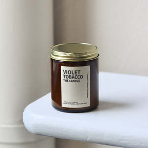 The Menfolk: Violet Tobacco Candle