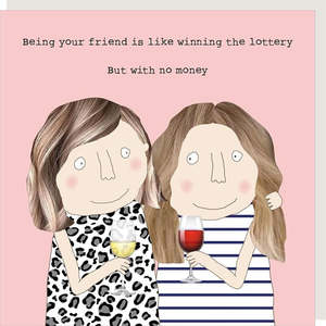 Stationery: Friend Lottery Card