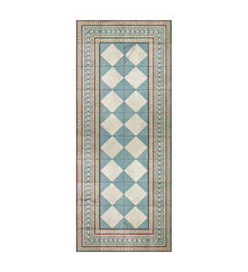 Beija Flor Mats: Gambit Cyan 80 x 195