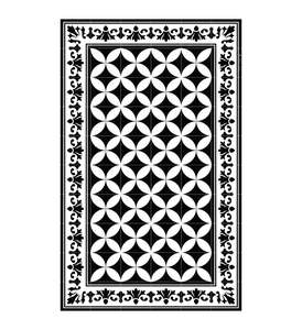 Beija Flor Mats: Sofi Black 60 x 97