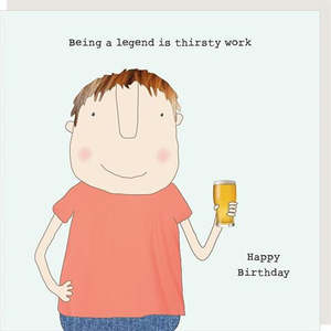 Thirsty Work Card