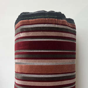 Islington Stripe Rouge Fabric