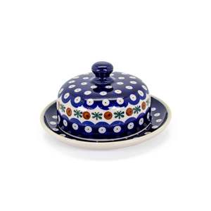 Boleslawiec Pottery: Butter Dish - Round
