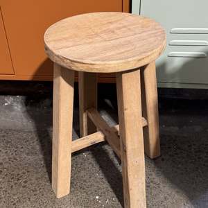 Teak Round Stool