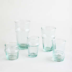 Glassware: Beldi Tea Glass Blue Medium