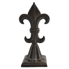 Homewares: Fleur de Lys Door Stop