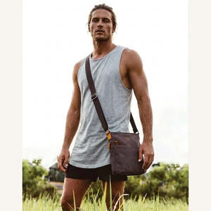 Bags: Troop Shoulder Bag Black Wash