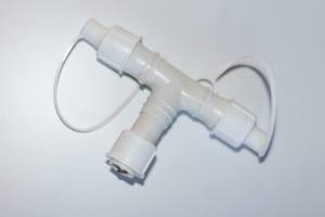 T CONNECTOR for 230V Lights – White