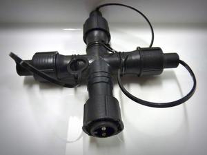 X CONNECTOR for 230V Lights – Black
