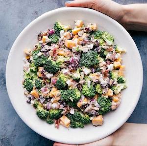 Christmas Sides: Bacon Broccoli Crunch Salad