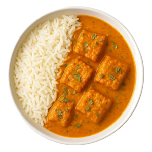 Main Meals: Plant Based Mango "Chicken" Curry