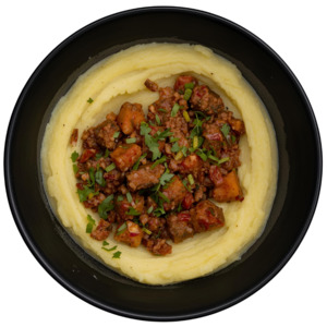 Gluten Free & Dairy Free Savory Mince & Vege Mash