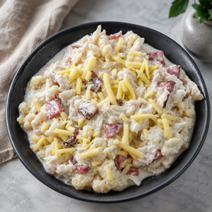 Main Meals: Chicken & Bacon "Mac" - Low Carb