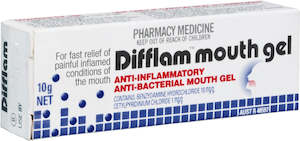 Mouth Ulcers: DIFFLAM Mouth Gel 10g