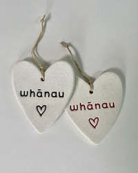 Ceramics: Ceramic Hearts by Michelle Bow - Whanau