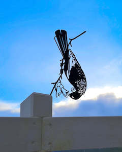 Wall Art: Garden Art - Tui in Corten Steel