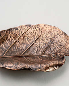 Sculpture: Copper Puka Leaves - Medium