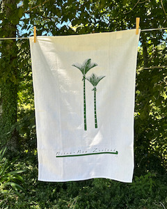 Kitchen Dining: Tea Towel - Cotton - NZ Nikau
