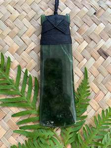 Accessories: Large Greenstone - Pounamu - Toki Pendant