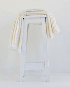 Windermere Mohair Throws: Windermere Mohair Throw - Dove