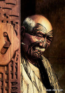 Vintage Print - C. F Goldie - Patara Te Tuhi - Ngati Mahuta