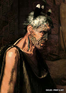 Vintage Print - C. F Goldie - Te Aho o Te Rangi Wharepu - Ngati Mahuta