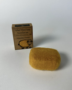 Nz Skincare: Felted Soap - Manuka Honey