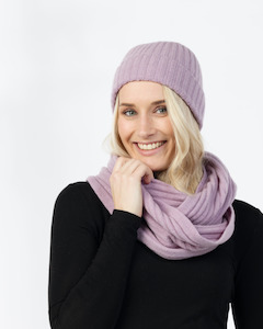 Knitwear Possum Merino: Possum merino - Ribbed Looped Scarf