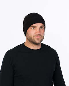 Knitwear Possum Merino: Plain Beanie for Men